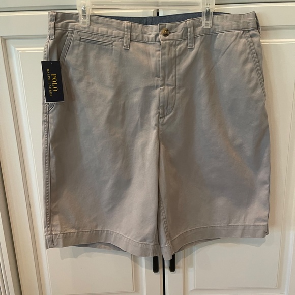 RALPH LAUREN POLOR MEN'S SHORTS SIZE 35 GREY COLOR - NWT - Picture 2 of 4
